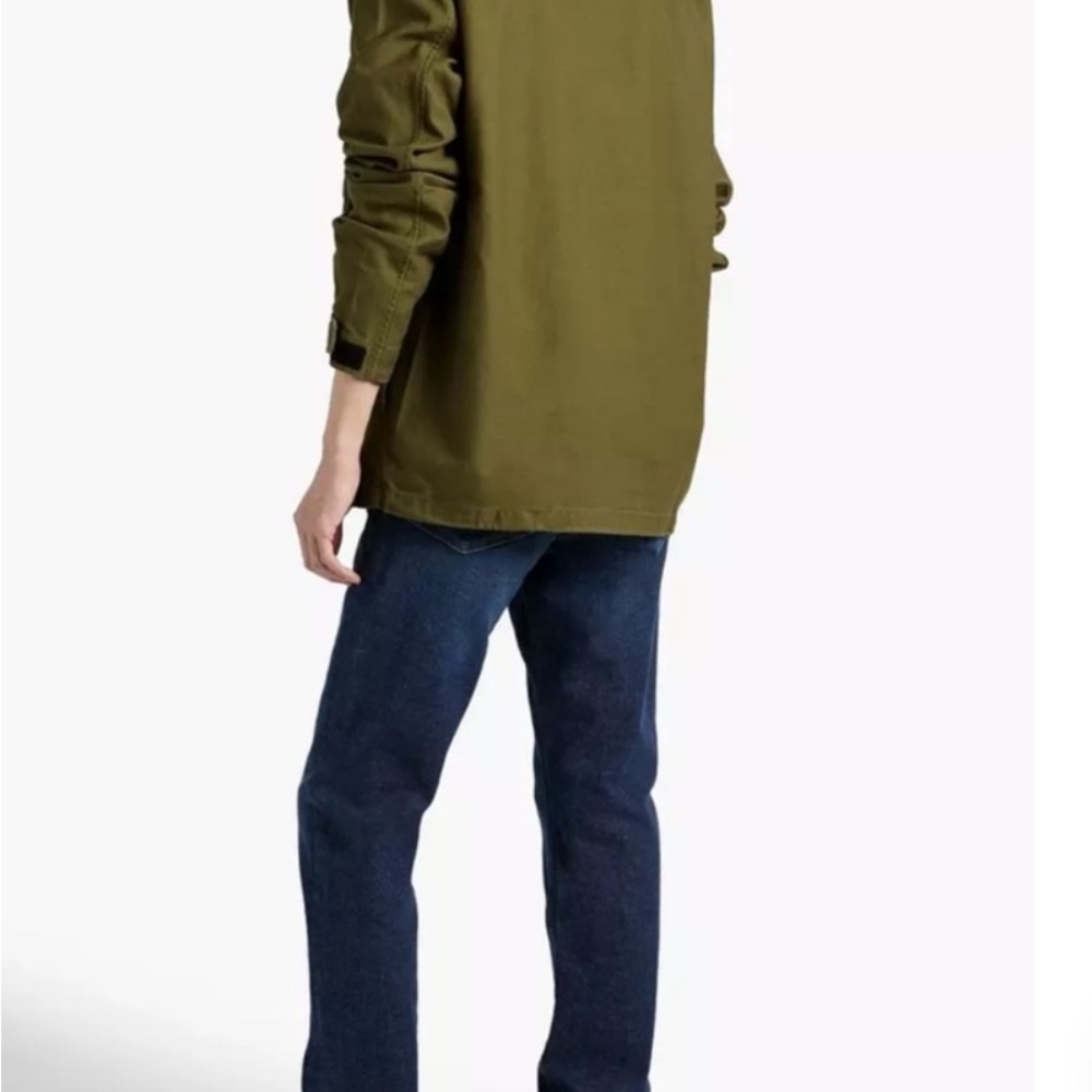 rag & bone Army Flight Shirt Jacket Green large or xl NWT - Picture 3 of 6